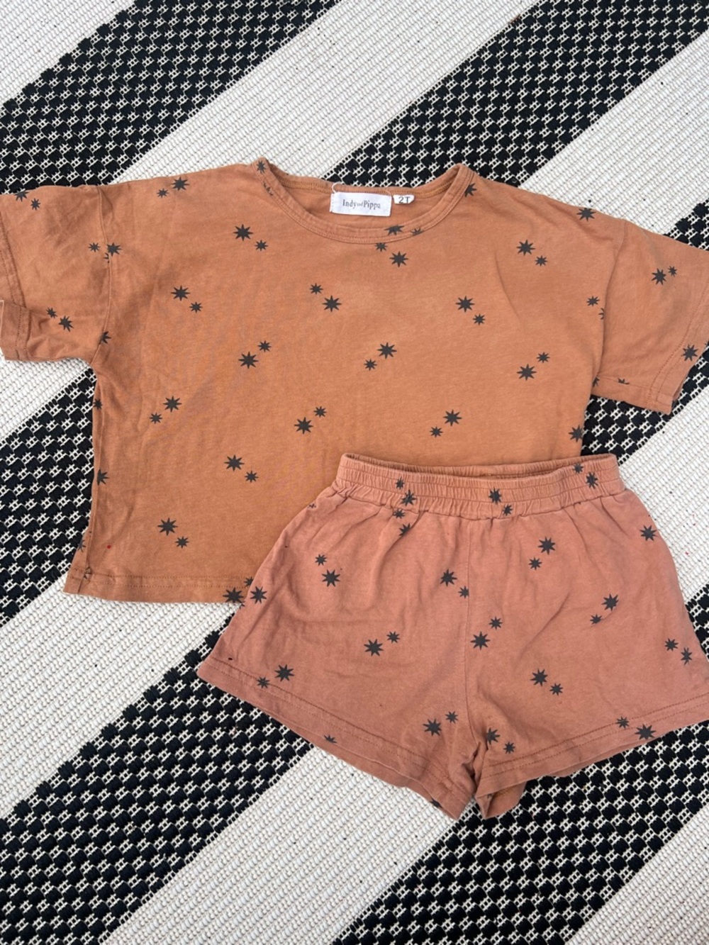 Indy + Pippa Two-Piece Day Dreamer Set in Rust
